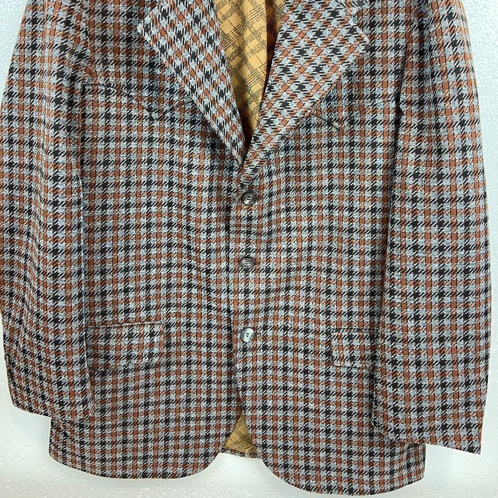 60s Men's Knit-Pickers Allen Mfg. Denver CO Jacket - Picture 2 of 16